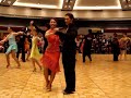 Handsome jive beginner dancer