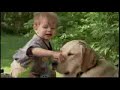 little boy and his dog