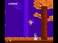 www.longplays.org played by valis77 your basic ninja sidescrolling game. princess gets kidnapped, beat up the bad guy, rescue her, shampoo, rinse and repeat.