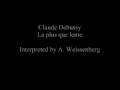 Weissenberg- Debussy La plus que lente