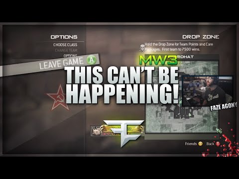 FaZe Agony: THIS CAN'T BE HAPPENING!! (MW3 Rages & Funny Moments)