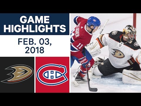 Video: NHL Game Highlights | Ducks vs. Canadiens - Feb. 03, 2018