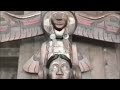 Thunderbird park totem poles Victoria B.C.