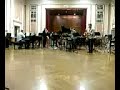 this is a short clip from a performance of louis andriessen's workers union at new england conservatory's summer institute for contemporary performance practice in 2008.  performers are danny holt, brandon newbould, mathias reumert, eiko sudo, caleb herron, and zach herchen.