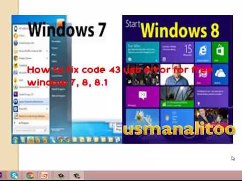 Windows 7 Driver Error Code 43
