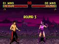 Liu Kang vs Mileena in MK2 Liu Kang vs Mileena in MK2