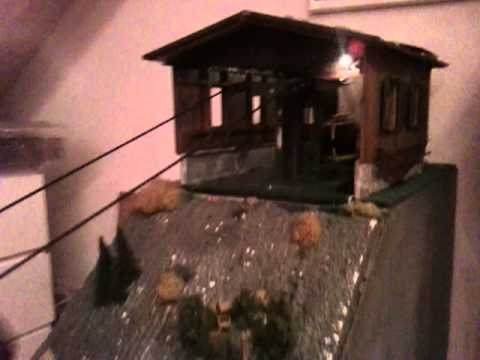 Modellgondel und Sesselbahn