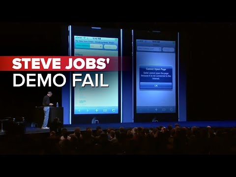 Fallo iOS4 demo Steve Jobs Fallo iOS4 demo Steve Jobs