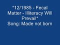 Nirvana - Made not born (Fecal matter)