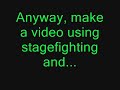Stage fighting contest