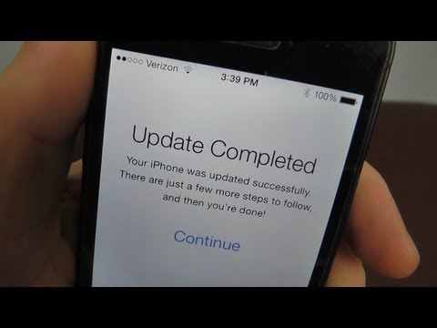 how to properly install ios 7