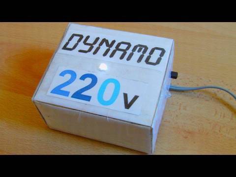 Dynamo 220V : Incroyables Expériences [65] Dynamo 220V / 230 Volts 