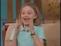 Dakota Fanning on Ellen Degeneres Show