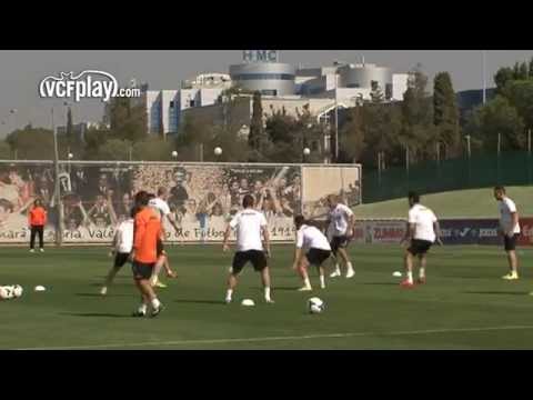 Valencia CF: Intensidad para seguir preparando el partido ante el CA Osasuna