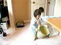 Babies -breakfast time -eating & dancing