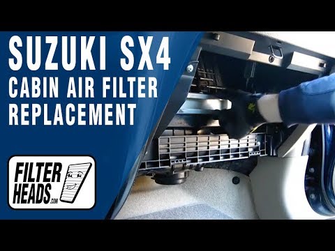 Cabin air filter replacement- Suzuki SX4