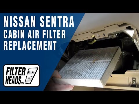 Cabin air filter replacement- Nissan Sentra