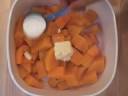 Butternut Squash Puree Recipe from SimpleFoodie.com. This is a very rich and delicious side dish that will provide you with that bit of color that is always welcomed in a meal.