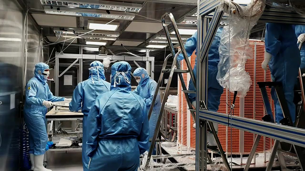 TPC Load Test, Anode & Gate Installation