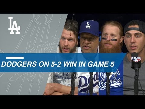 Video: NLCS Gm5: Kershaw, Roberts, Barnes and Turner on win