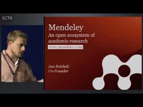 Jan Reichelt | The Mendeley experience | State of the Net 2013