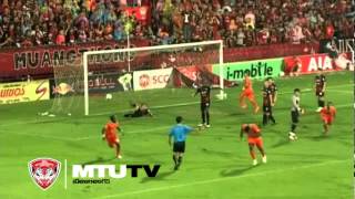 ไฮไลท์สั้นเมืิองทองฯ vs บุรีรัมย์
