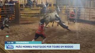 PEÃO MORREU PISOTEADO POR TOURO EM RODEIO