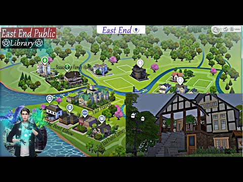 EAST END PUBLIC LIBRARY (Witches of East End ) // The Sims 4 (Speed Build) No CC
