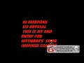 2nd Contest Entry: kittierae's Song Inspired Contest!