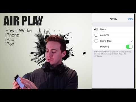how to enable airplay on iphone
