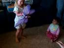 Emilia Opens A Present