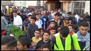 وقفه تضامنيه نصرة لغزة في مخيم سوف جرش