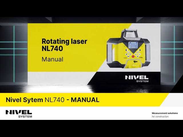 Нівелір лазерний ротаційний Nivel System NL740R Digital