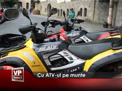 Cu ATV-ul pe munte