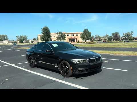 Used 2018 Black BMW 540i xDrive image 1