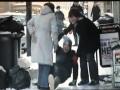 Two women slip on ice - absolutely hillarious