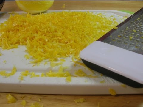 how to do a lemon zest