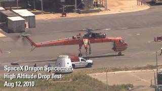 SpaceX Dragon Spacecraft Drop Test
