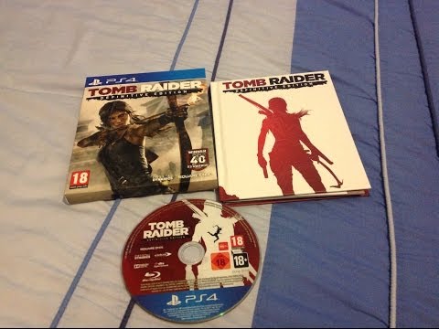 Tomb Raider Definitive Edition Digipack Unboxing PS4