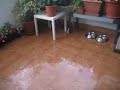 5 de Mayo, granizando