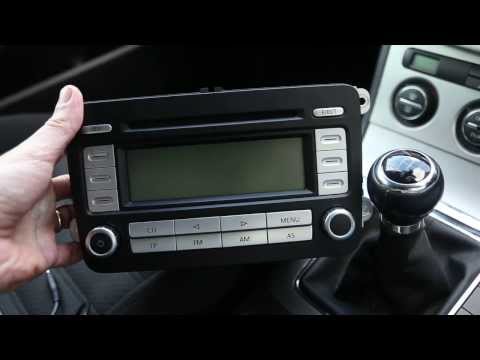 how to remove cd player from vw passat