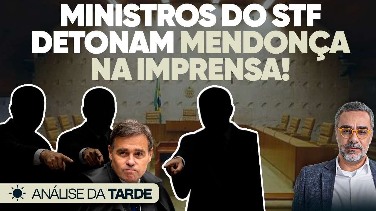 🚨 Guerra no STF: Ministros Atacam Mendonça!