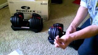Bowflex SelectTech 552 Dumbbells Unboxing
