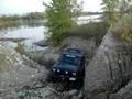 XJ Rock Crawling Attempt