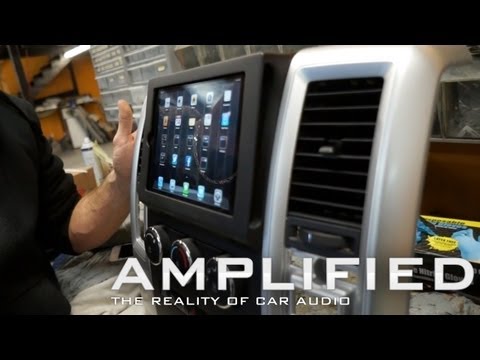 Amplified – iPad mini Dodge Ram install, Custom Fiberglass Sub Boxes EP 85.mov