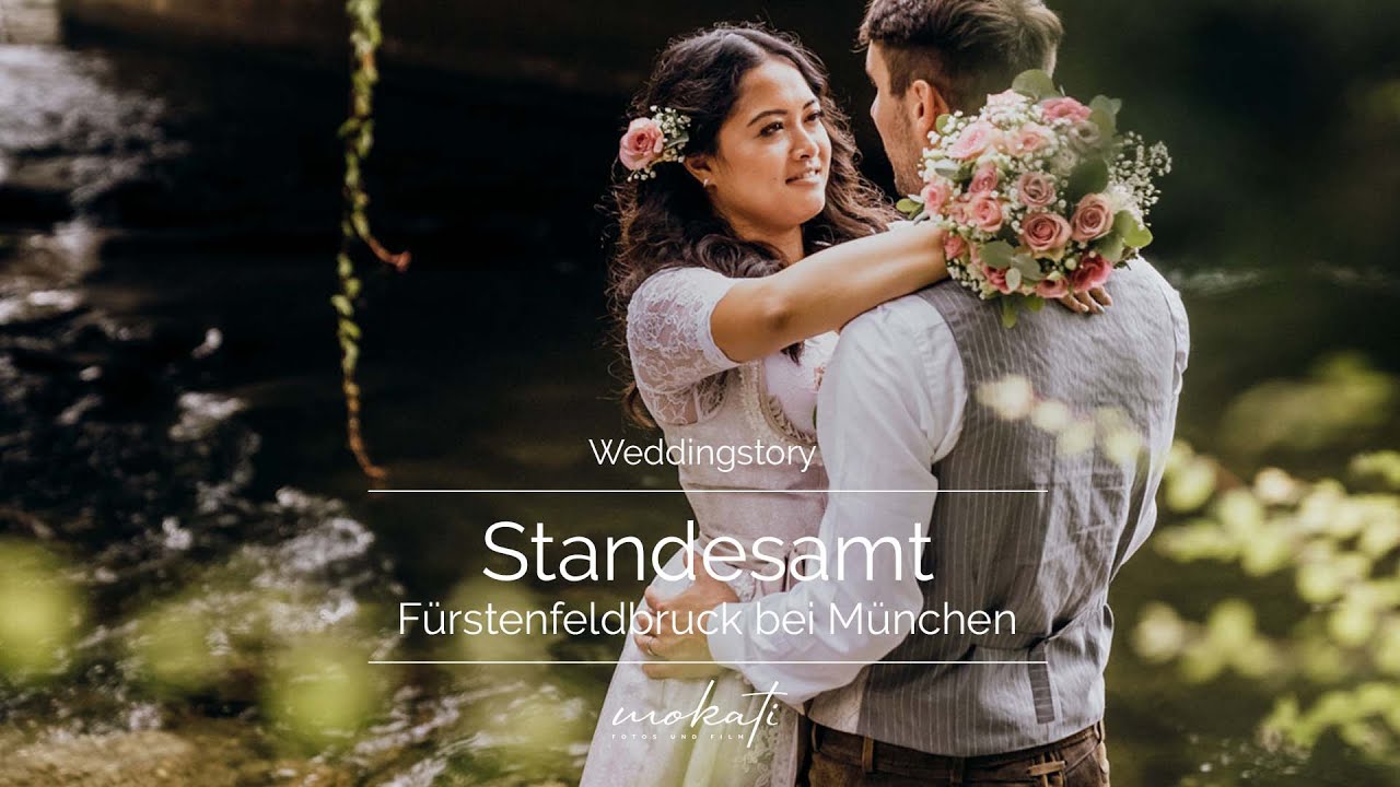 Hochzeitsfilm der standesamtlichen Trauung im Standesamt Fürstenfeldbruck bei München