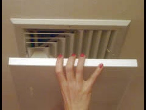 how to block off a heating vent