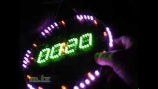 around digit led clock 60 led 160 Led wall clock