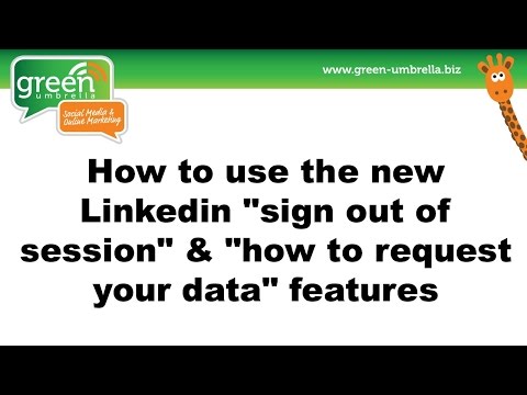 how to logout of linkedin