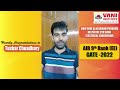 GATE 2022 TOPPER SPEAKS | AIR 9 | ELECTRICAL ENGINEERING | TUSHAR CHAUDHARY